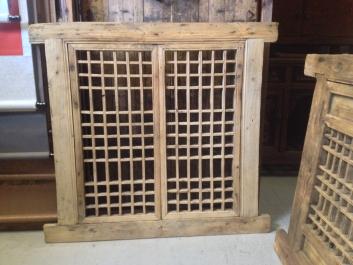 Wood lattice Window